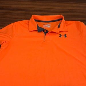 Boys short sleeve collared shirt.